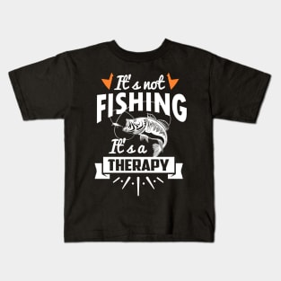 Fishing Therapy Kids T-Shirt